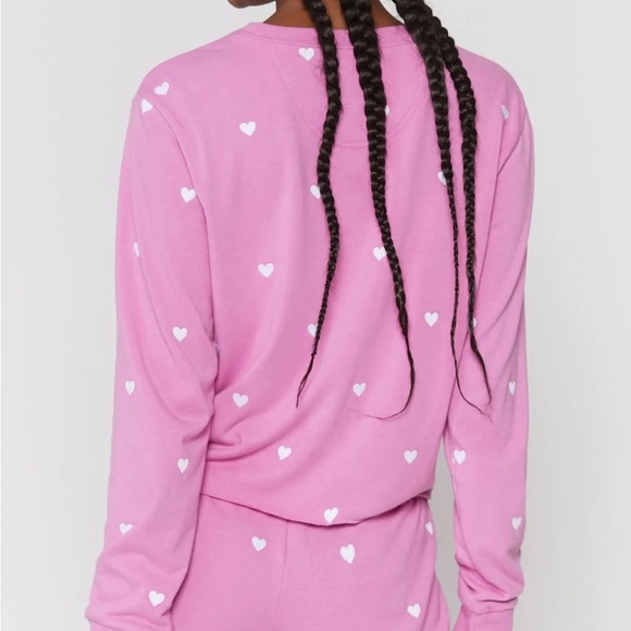 NWT Spiritual Gangster 2 pc Hearts sweatshirt and pants XS/S Happy Valentine’s - Picture 5 of 10